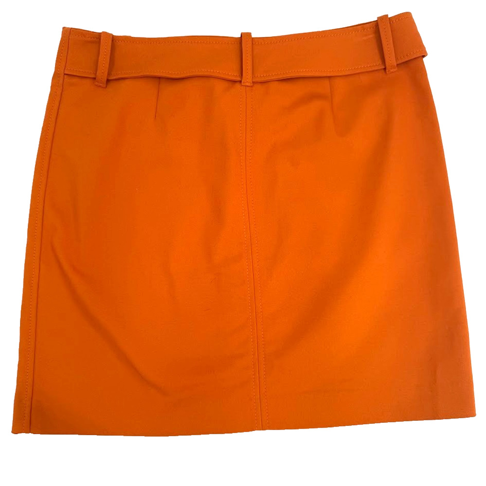 Cop Copine Raffoler Skirt Soft Orange Cotton Stretch